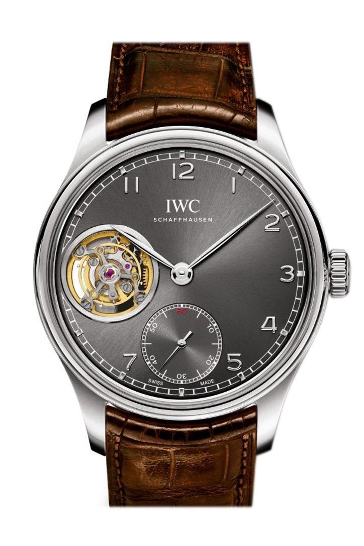 7FE29701-A40D-9129-E698-40CEA56537EF.jpg IWC Portuguese Tourbillon Hand Wound White Gold Men’s Watch IW546301(1:1 replica) - Image 1