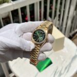 Rolex Replica 1:1 Watch Day-Date Green Dial With Diamonds EW 36mm - Image 4