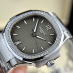 Patek Philippe Replica 1:1 Watch Nautilus 7118 Women s With Stone Gray Dial Factory 3K 35.2mm - Image 4
