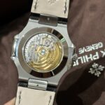 Patek Philippe Nautilus 5726 Replica 1:1 Watch Black Dial Leather Strap Factory PPF 40.5mm - Image 6