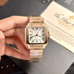 Cartier Santos Replica Watch Rose Gold BV Factory 39.8mm - Image 2