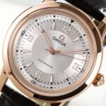 Omega Seamaster Series Mechanical Watch 40mm Italian Imported Calfskin Black Leather(1:1 replica) - Image 4