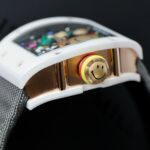 Richard Mille Fake Watch RM88 Smiley Fabic Nato Gray 42mm - Image 7