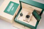 Rolex DateJust Black Dial Gold Wrapped Replica Watch GM Factory 36mm - Image 2