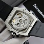 Hublot Spirit Of Big Bang Titanium Dial Blue Custom Moissanite Diamonds Hong Kong 42mm - Image 10