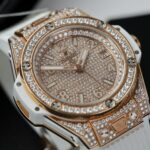 Hublot Big Bang One Click King Gold Custom Moissanite Diamonds Hong Kong 39mm - Image 4