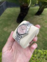 Rolex Replica Watch DateJust Women s Jubilee Strap Pink Dial EW Factory 31mm - Image 3