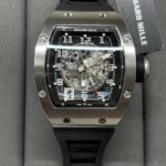 Swiss Richard Mille RM 010 Replica ?C Skeleton Dial Men’s Watch With Black Rubber Strap And Sapphire Crystal