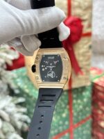 Richard Mille Replica Watch RM51-02 Rose Gold Rubber Strap 40mm - Image 6