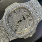 Patek Philippe Best Fake Watches Nautilus 5719 Full CZ 40mm - Image 2