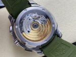 Fake Patek Philippe Replica Watch Aquanaut Chronograph White Gold Khaki Green Dial 5968G-010 GRF(1:1 replica) - Image 4