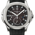 Patek Philippe Aquanaut Dual Time Black Dial Automatic Men’s Watch 5164A-001(1:1 replica)