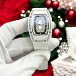 Richard Mille Imitation Luxury Watches RM07 White Ceramic Automatic Movement Diamonds 36mm - Image 2