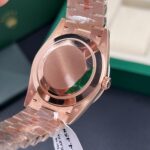 Rolex Best Replica Watch Day-Date Gold Wrapped Chocolate Dial Weight 177gram GM Factory 40mm - Image 6