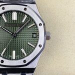 Audemars Piguet Replica Watch Royal Oak Selfwinding ??50th Anniversary?? 41mm Stainless Steel Green Dial 15510ST.OO.1320ST.04-ZF(1:1 replica) - Image 5
