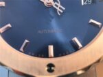 Replica Hublot Classic Fusion 42mm RG JJF Blue Dial Blue Gummy Strap A2892 - Image 5