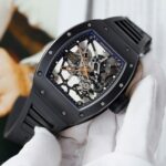 Richard Mille RM035 Americas Toro Clone Watches Black Ceramic Rubber Strap ZF Factory 40x48mm