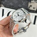 Vacheron Constantin Copies Watches Overseas Dual Time 47450 White 9F Factory 42mm - Image 5