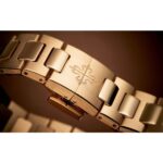 Patek Philippe Nautilus Rose Gold 7118-1R-010 with Golden Brown Opaline dial(1:1 replica) - Image 6