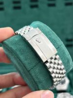 Rolex Rep 11 Watch DateJust Natural Mother of Pearl Dial With Moissanite Diamond Clean Factory 41mm - Image 6