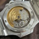 Patek Philippe Nautilus 5719 Replica Watches Custom 18K Solid White Gold + Diamonds 40mm - Image 7