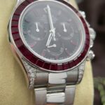 Rolex Daytona 126599TRU Replica Watch 18K Solid Gold + Natural Ruby + Natural Diamonds Custom 40mm - Image 7