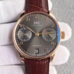 Replica IWC ZF Portuguese RG IW500702 Leather Strap A52010