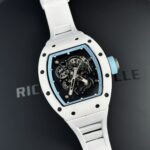 Richard Mille Replica 1:1 Watch RM055 Ceramic Bubba Wasson Blue Factory BBR 45mm - Image 2