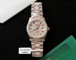 Rolex Day-Date 128395TBR Refined 18K Gold Wrapped   Moissanite Diamonds Best Replicas 36mm - Image 3