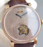 Replica Cartier Rotonde De Cartier Tourbillon RG Full Diamonds - Image 3
