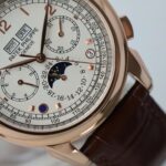 Patek Philippe Fake Watch Perpetal Calendar 5270 White Dial Leather Strap 41mm - Image 7