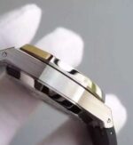 Replica Audemars Piguet Royal Oak Chronograph SS White Dial Rubber Strap A7750 - Image 4