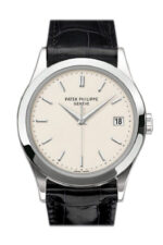 Patek Philippe Calatrava Opaline White Dial 18kt White Gold Men’s Watch 5296G-010(1:1 replica) - Image 2