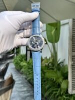 Patek Philippe Replica Watches Complications 4947G Blue Dial Leather Strap 38mm - Image 2