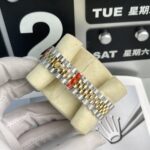Rolex DateJust Women s Replica Watch With Stone Bezel Champagne Dial EW Factory 31mm - Image 8