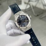 Hublot Replica 11 Watch With Full Diamond Case Blue HB Factory 38mm - Image 2