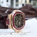 Patek Philippe Nautilus 5724 Gold Wrapped With Ruby Replica Watch 40mm - Image 6