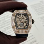Richard Mille RM51-02 Rose Gold Baguette Replica Watch 40MM