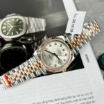 Rolex Replica Watch DateJust 126331 Gold Wrapped Sliver Dial GM Factory 41mm - Image 3