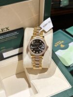 Rolex Rep 11 Watch DateJust Women s 18K Gold Wrapped With Moissanite Diamonds 31mm - Image 2