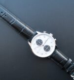 Replica IWC ZF Portuguese Chrono IW371411 Black Leather Strap - Image 7