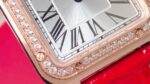 Santos Demoisell Santos Platinum Diamonds Collection – Steel Mini – Red(1:1 replica) - Image 7
