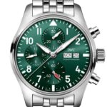 IWC Pilot Chronogragh Green Dial Watch IW388104??12A-Armband??Philipp Huenersdorf(1:1 replica)