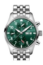 IWC Pilot Chronogragh Green Dial Watch IW388104??12A-Armband??Philipp Huenersdorf(1:1 replica)