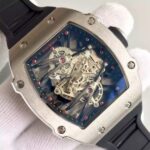 Replica Richard Mille RM027 SS Skeleton Dial Black Rubber Strap 6T51 - Image 3