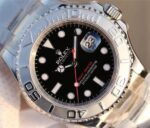 Replica Rolex Yacht-Master 116622 JF Black Dial SS Bracelet A2824 - Image 3