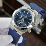 Vacheron Constantin Replica Watch Overseas Dual Time 7900V Blue PZ Factory 41mm - Image 3