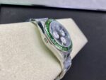 Rolex Daytona-Modified full green diamond-white gold color(1:1 replica) - Image 4