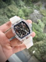 Richard Mille Replica Watch RM12-01 Tourbillon Sapphire Rubber Strap 44mm - Image 2