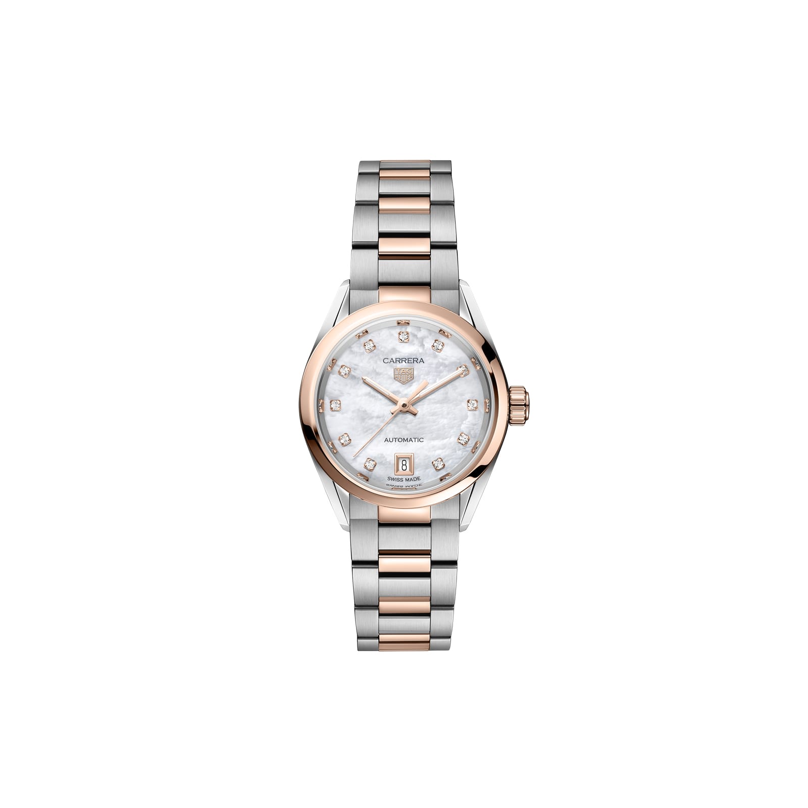 8E72C8F9-B9DF-318B-BCB9-38C737050DD9.jpg TAG Heuer Replica Watch Carrera Date Automatic 29 mm Steel and Gold(1:1 replica) - Image 1